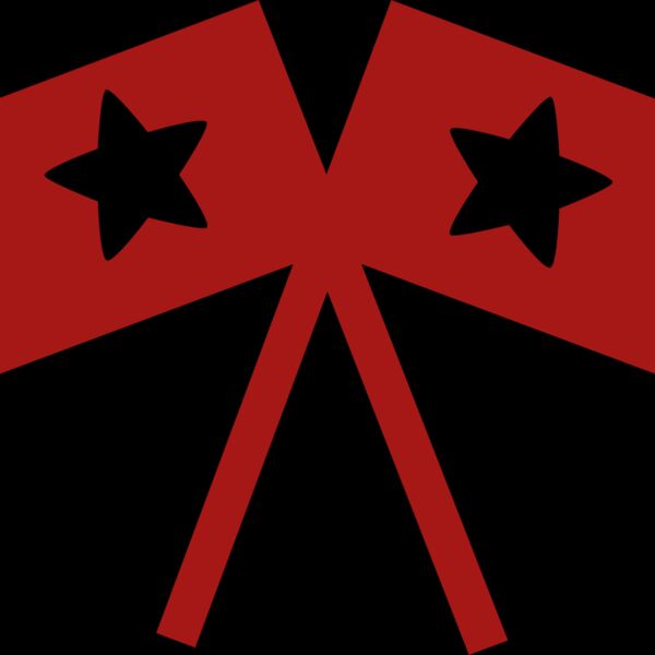 Crossed Patriotic Flags Thumbnail