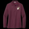 Women's Silk Touch Long Sleeve Polo Thumbnail