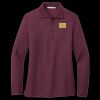 Women's Silk Touch Long Sleeve Polo Thumbnail