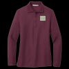 Women's Silk Touch Long Sleeve Polo Thumbnail