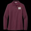 Women's Silk Touch Long Sleeve Polo Thumbnail