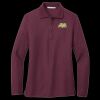 Women's Silk Touch Long Sleeve Polo Thumbnail