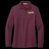 Women's Silk Touch Long Sleeve Polo Thumbnail