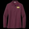 Women's Silk Touch Long Sleeve Polo Thumbnail