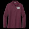 Women's Silk Touch Long Sleeve Polo Thumbnail