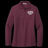 Women's Silk Touch Long Sleeve Polo Thumbnail