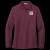 Women's Silk Touch Long Sleeve Polo Thumbnail