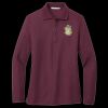 Women's Silk Touch Long Sleeve Polo Thumbnail