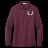 Women's Silk Touch Long Sleeve Polo Thumbnail
