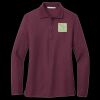 Women's Silk Touch Long Sleeve Polo Thumbnail