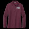 Women's Silk Touch Long Sleeve Polo Thumbnail