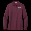 Women's Silk Touch Long Sleeve Polo Thumbnail