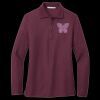 Women's Silk Touch Long Sleeve Polo Thumbnail