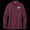 Women's Silk Touch Long Sleeve Polo Thumbnail