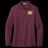 Women's Silk Touch Long Sleeve Polo Thumbnail