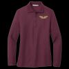 Women's Silk Touch Long Sleeve Polo Thumbnail